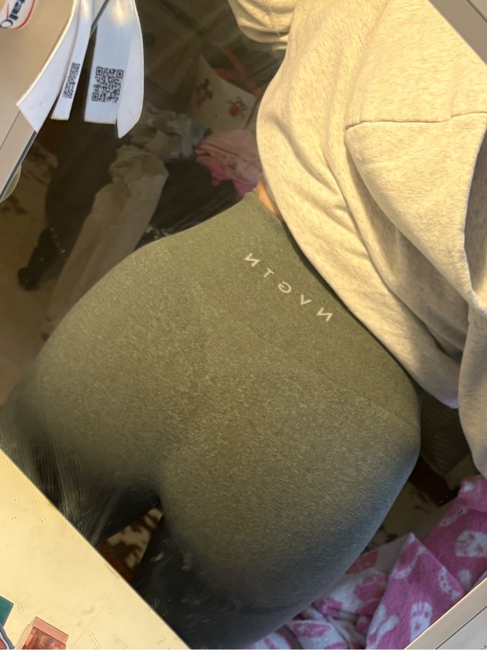 NVGTN High-Waist Olive Green Leggings